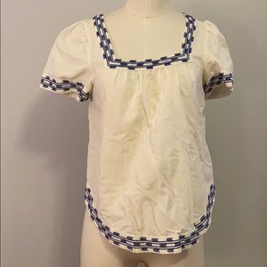 Madewell Embroidered Blouse